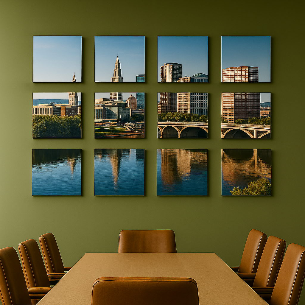 Office 12 Tile Wall Mural