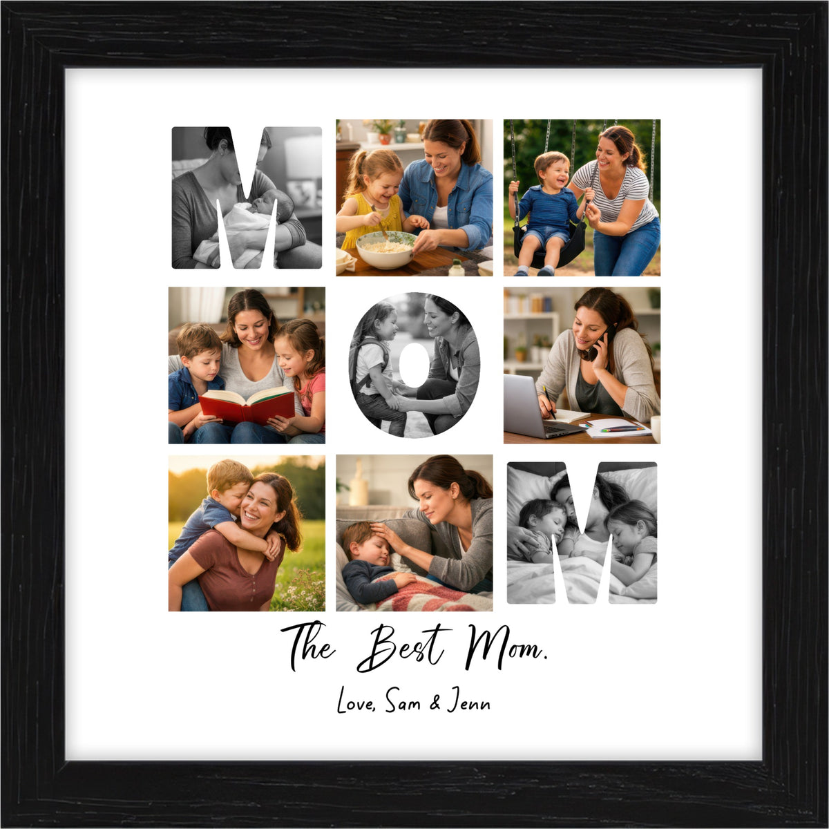 MOM Moments Framed Print