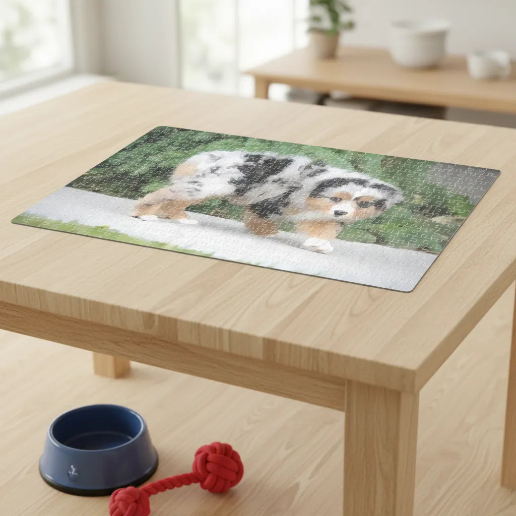 Furry Friend Watercolor Puzzle