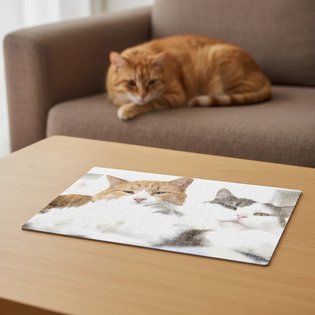 Furry Friend Watercolor Puzzle