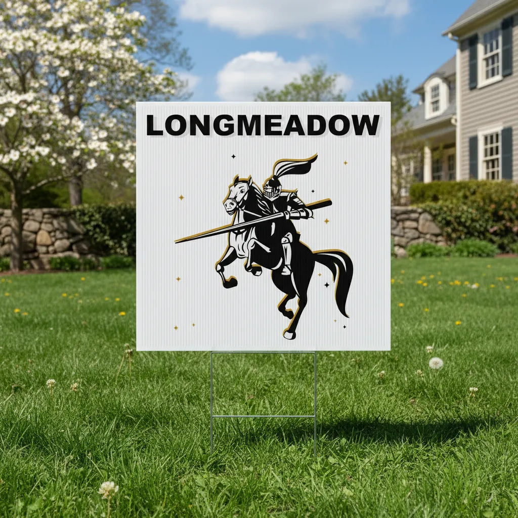 Custom Grad Sign w/High School Back