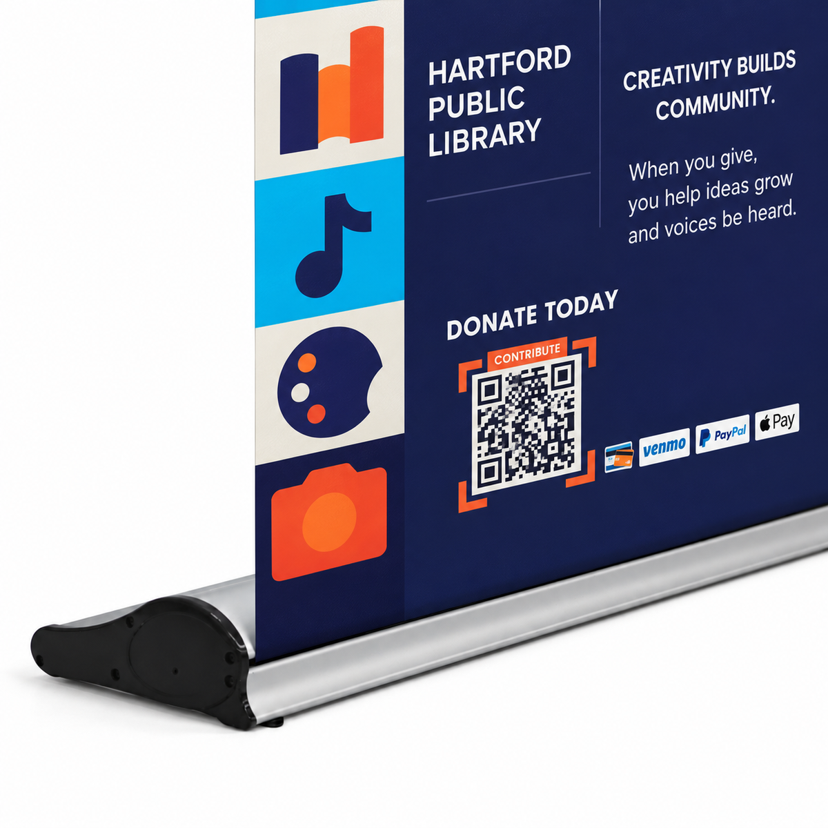 APERTURE 33.5 × 64 Retractable Display
