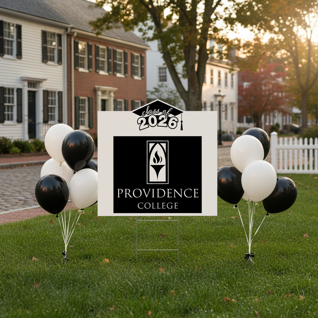 College Grad Lawn Sign - Photo Edition