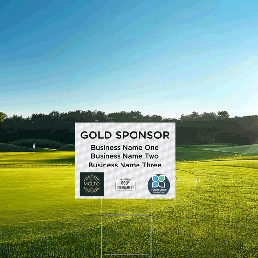 Tee Sponsor Lawn Sign