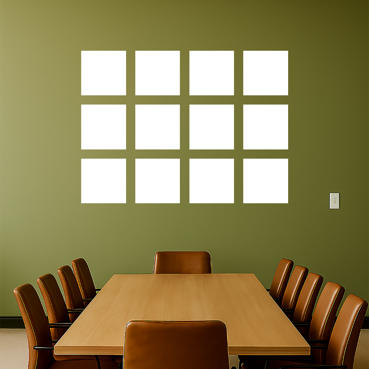 Office 12 Tile Wall Mural