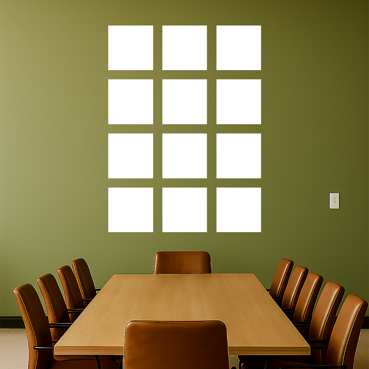 Office 12 Tile Wall Mural