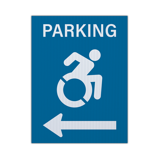 Left Arrow Parking Sign