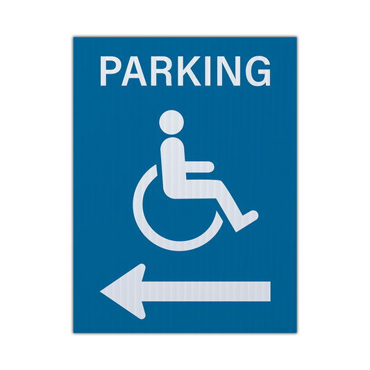 Left Arrow Parking Sign