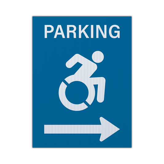 Right Arrow Parking Sign