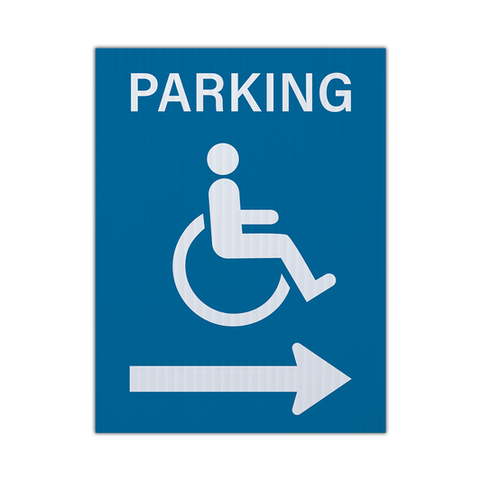 Right Arrow Parking Sign