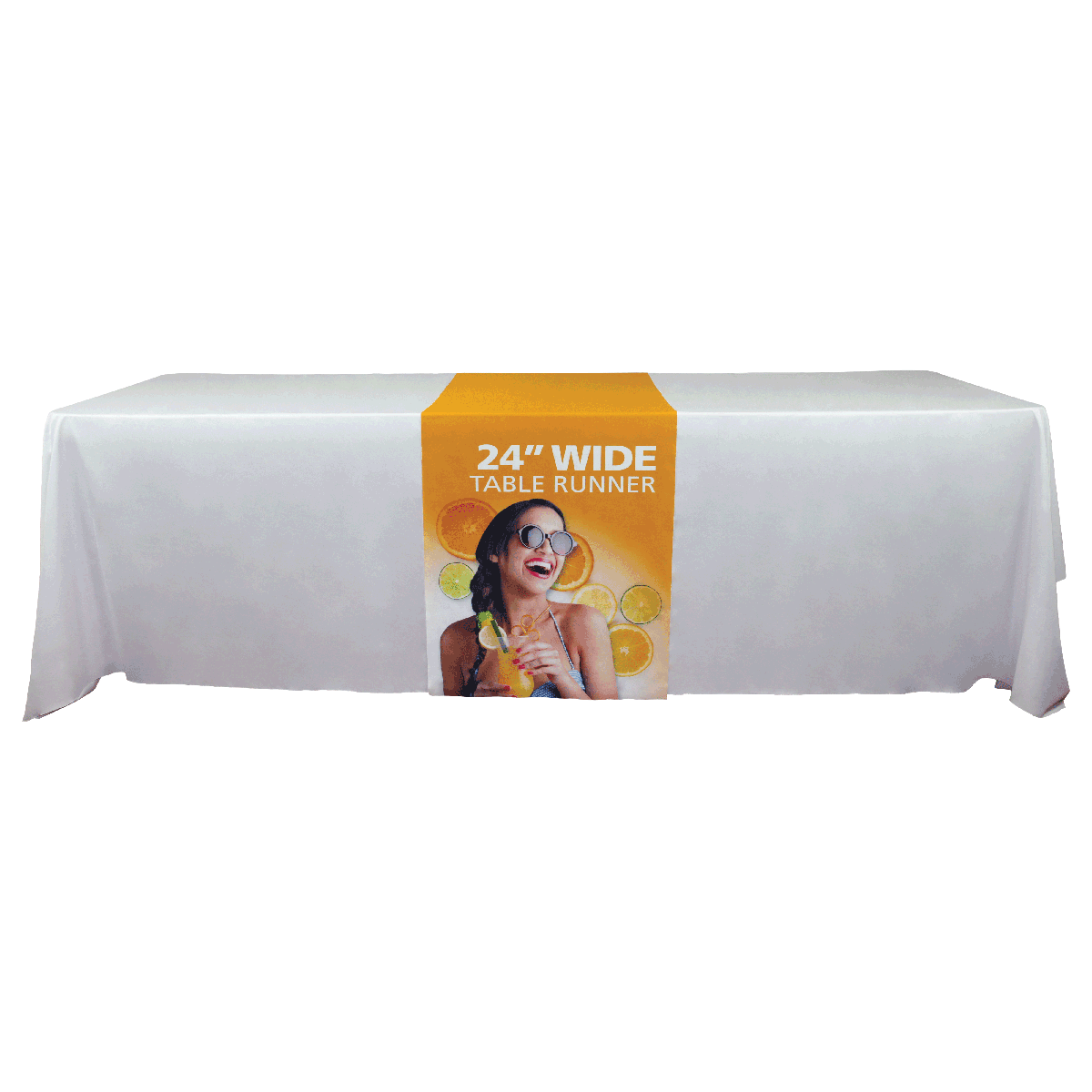 Premium Dye Sub Table Runner – 24 in