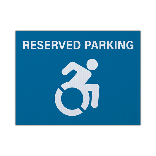 Reserved Parking Sign
