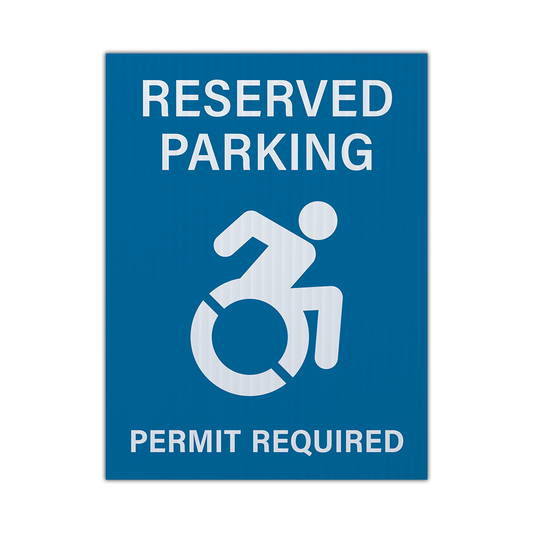 Reserved Parking Permit Required