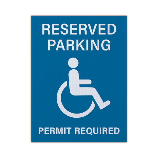 Reserved Parking Permit Required