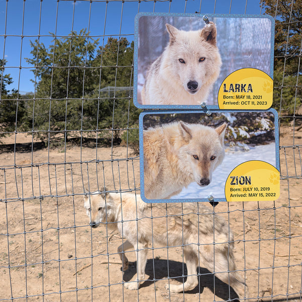 Wild Spirit Wolf Sanctuary Outdoor Metal Signage